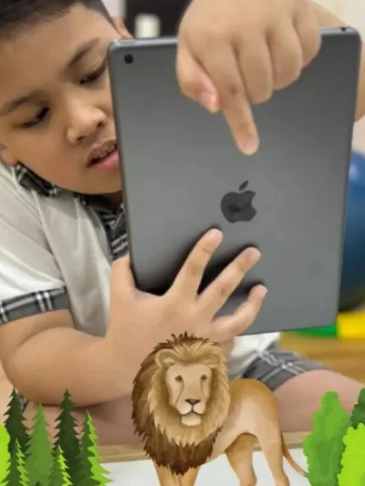 Child engaging in early intervention therapy